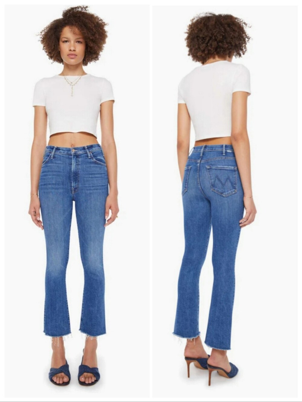 Mother Denim The Hustler Ankle Fray Resortwear Quiet Luxury Minimalist Sz 25
